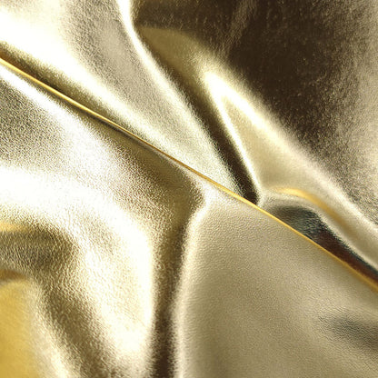 Holografischer Stretch-Gold-PVC-Vinyl-Lederstoff, Rave-Stoff, holografische Hologramm-Stoff-Meterware