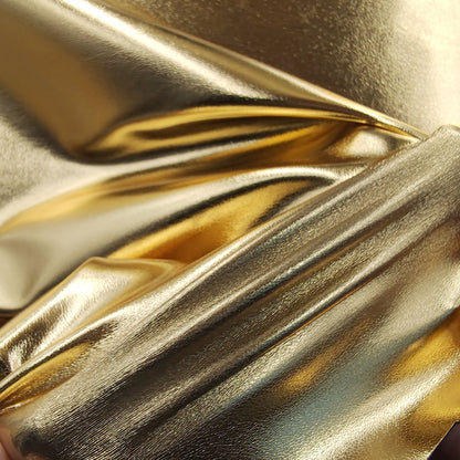 Holographic Stretch Gold PVC Vinyl Leather Fabric, Rave Fabric,Hologram Holographic Fabric by the yard