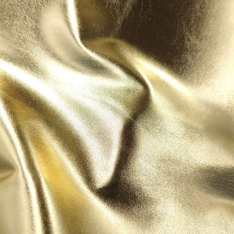 Holografischer Stretch-Gold-PVC-Vinyl-Lederstoff, Rave-Stoff, holografische Hologramm-Stoff-Meterware