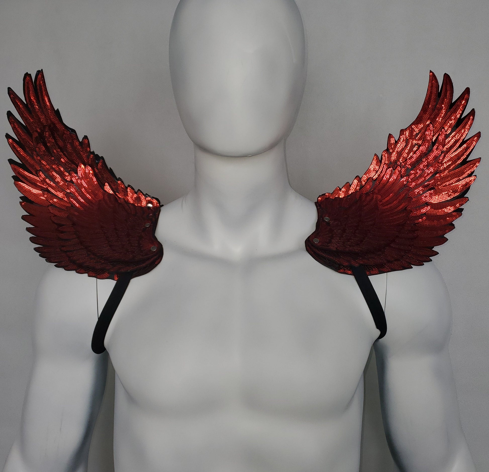 Burning Man Rave Sexy Festival Sequins Three-dimensional Wings Catwalk Gogo Fashion Shoulders Piece Accessories