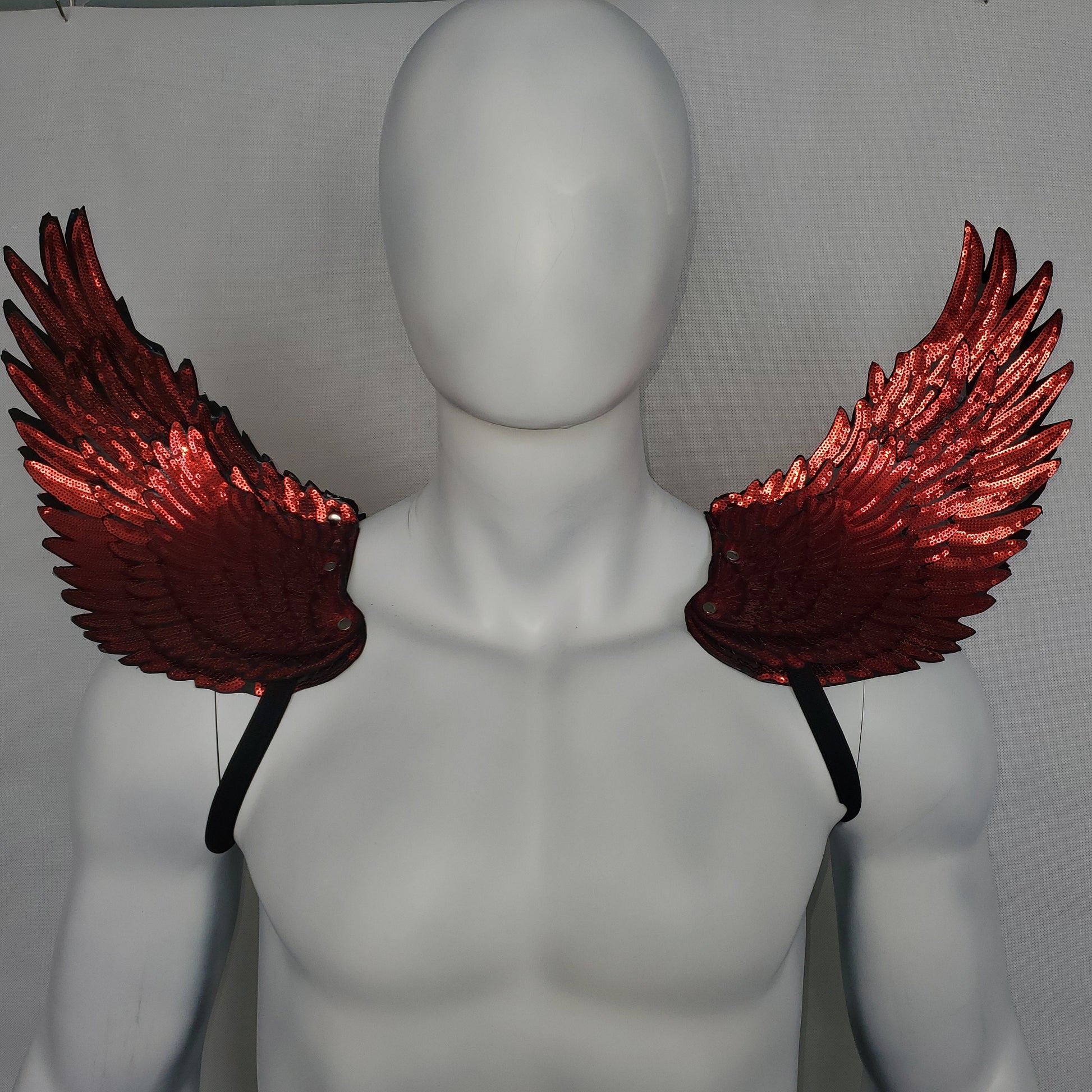 Burning Man Rave Sexy Festival Sequins Three-dimensional Wings Catwalk Gogo Fashion Shoulders Piece Accessories