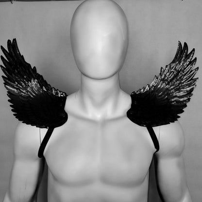 Burning Man Rave Sexy Festival Sequins Three-dimensional Wings Catwalk Gogo Fashion Shoulders Piece Accessories