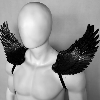 Burning Man Rave Sexy Festival Sequins Three-dimensional Wings Catwalk Gogo Fashion Shoulders Piece Accessories